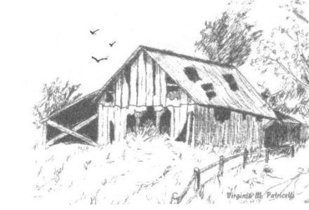 Barn in Black and White