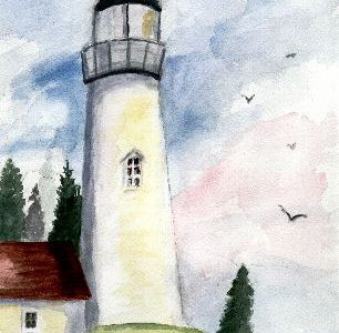 Lighthouse on a Sunny Day