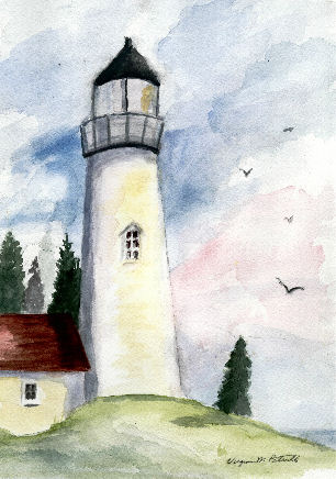 Lighthouse on a Sunny Day