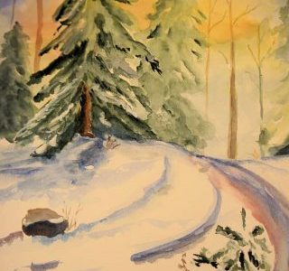 Three Trees in Winter